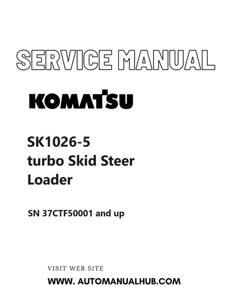 komatsu sk1026 repair manual